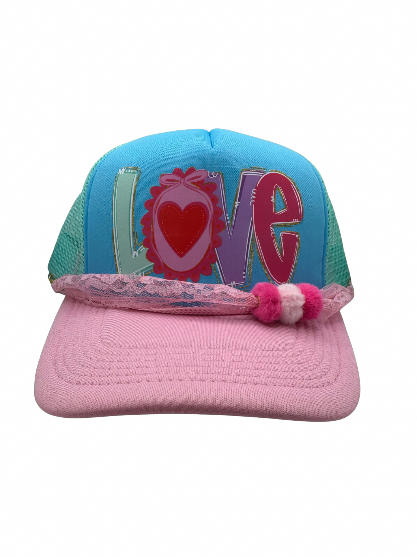 LOVE Pastel Trucker Hat